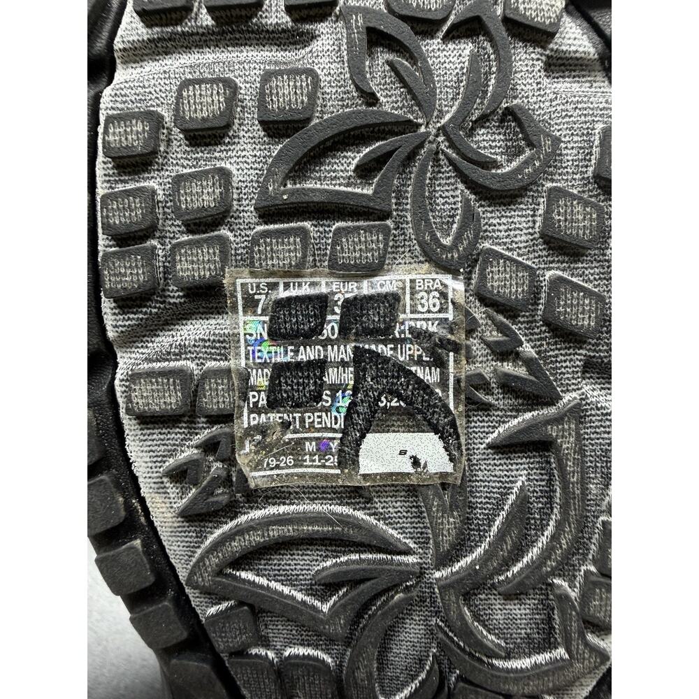 Skechers Women's Reggae Slim Stretch Flex Hands Free Slip-ins Black/Black Size 7 - Picture 6 of 6